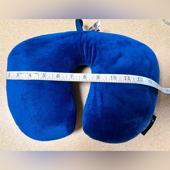 Velocity Plush Royal Blue Travel Pillow - Picture 5 of 5